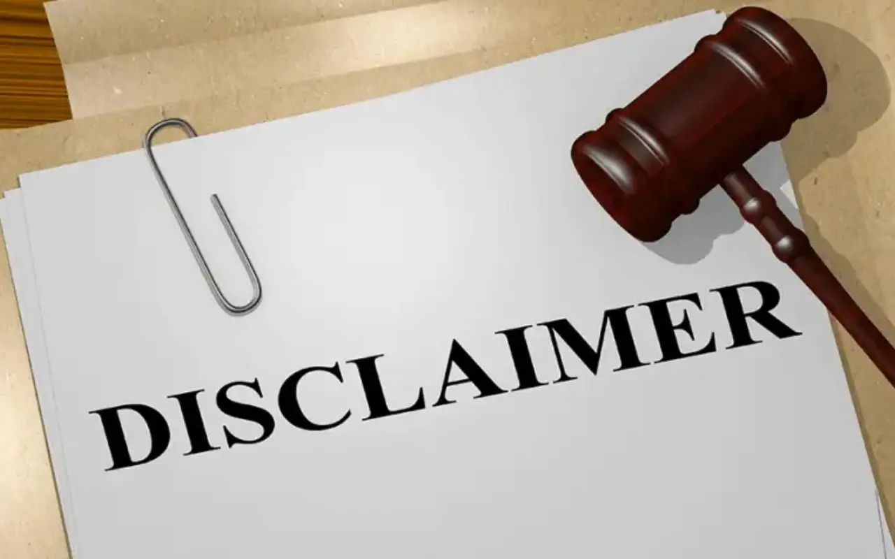 Disclaimers